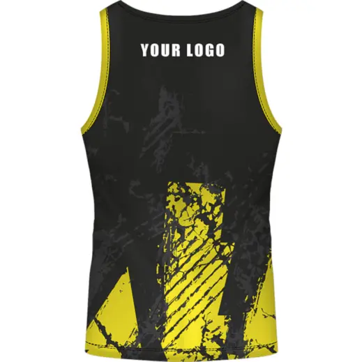 Mens Crew Neck Vest Back